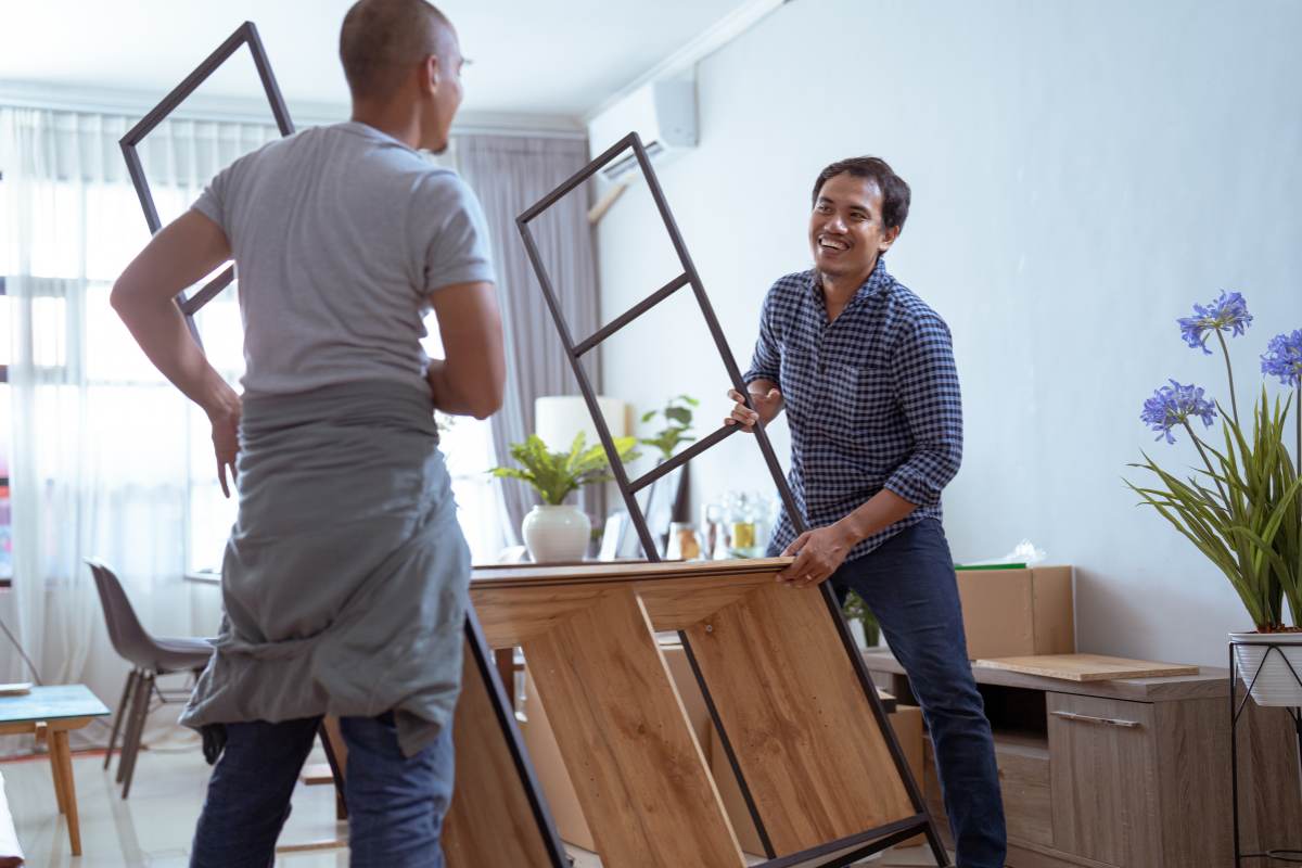 lifting heavy furniture for removal