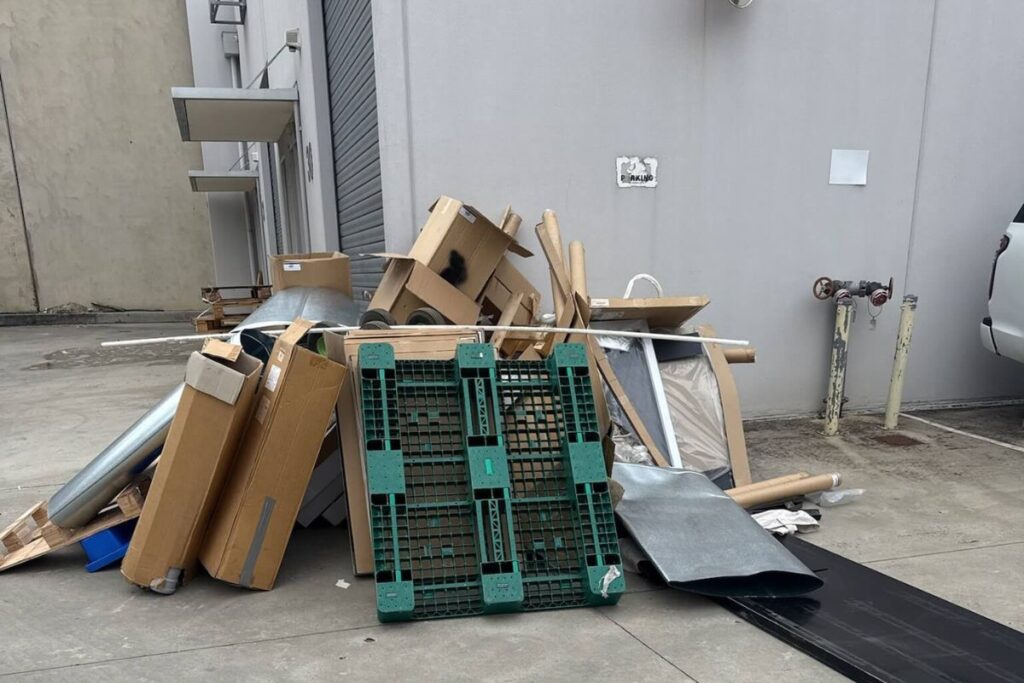 warehouse cleanout Melbourne northern suburbs before